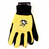 Pittsburgh Penguins Gloves - The Black Palm Series - 12 Pair For $36.00