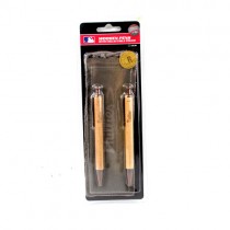 Philadelphia Phillies Pens - 2Pack Set Wood Engraved Pens With Case - 12 Sets For $24.00