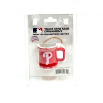 Philadelphia Phillies Ornaments - Mini Mug Style Ornaments - 12 For $30.00