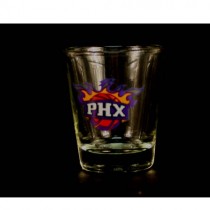 Phoenix Suns Shot Glasses - Clear Classic Style Shot Glasses - 12 For $24.00