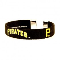 Pittsburgh Pirates Bracelets - Ribbon Style - 12 For $27.00