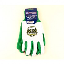 Portland Timbers Gloves - Green.White Grip Gloves - $3.50 Per Pair