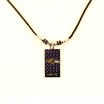 Baltimore Ravens Necklaces - Diamond Plate Style - $3.50 Each
