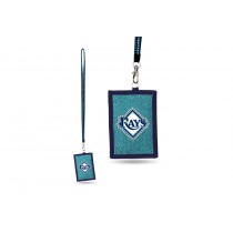 Tampa Bay Rays Bling - Bling Lanyard With ID Holder - 12 For $30.00