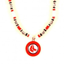 Boston Red Sox Necklace - Natural Shell Necklace - 12 For $84.00