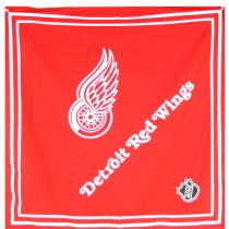 Detroit Red Wings Hockey - Closeout - 20"x20" Rally Bandanas - Jersey Lined - 12 For $24.00