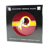 Washington Redskins Plates - 11" Ceramic Dinner Plates - 4 For $20.00