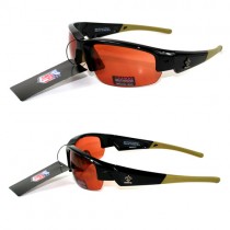New Orleans Saints Sunglasses - Black Dynasty Style - 12 Pair For $60.00