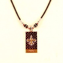 New Orleans Saints Necklaces - Diamond Plate Style - $3.50 Each