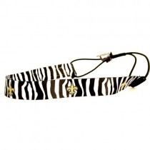 New Orleans Saints - Zebra Style Headbands - 12 For $30.00
