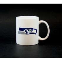 Seattle Seahawks Mugs - 11oz White Style Mugs - 12 For $36.00