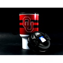 Oklahoma Sooners Travel Mugs - 20OZ - The Handler Style - 12 For $36.00