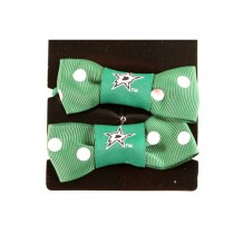 Dallas Stars Hockey - 2Pack Bow Style Ponies - 12 Packs For $18.00