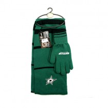 Dallas Stars Scarf Sets - (Pattern May Be Different Than Pictured)Knitted Scarf And Glove Sets - Series2 Striper Set - $12.50 Per Set