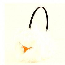 Texas Longhorns Merchandise - White Fuzzy Earmuffs - $6.50 Each