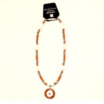 Overstock Blowout - Texas Longhorns Necklace - 18" Natural Shell With Pendant - 12 Necklaces For $48.00