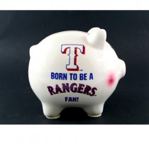 Texas Rangers Piggy Banks - Ceramic 6" Banks - 2 For $10.00