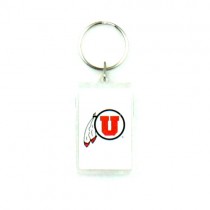 Utah Utes Keychains - Acrylic Style - 12 For $18.00 