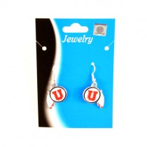 Utah Utes Earrings - Dangle Style - $2.75 Per Pair