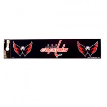 Washington Capitals Bumper Stickers - 2"x10" R Style - 12 For $12.00