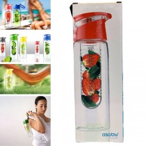 ASOBU Outdoor - 20OZ Water Bottle With Infuser - RED - #008597 - 12 For $30.00