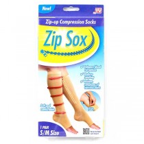 As Seen On TV - Zip Compression Socks - 12 Pair For $42.00