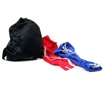 Athletic Mesh Drawstring BackSacks - #0092 - Assorted Red.Blue.Black - 200 For $120.00