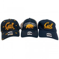 Cal Golden Bears Caps - Total Assortment - May Not Be As Pictured - 5 For $20.00