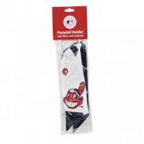 Cleveland Indians Accessories - Jersey Style PonyTail Holder - 12 For $18.00