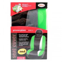 Bell Auto Products - Groove Green Seat Covers - Fits Most - 2 For $15.00