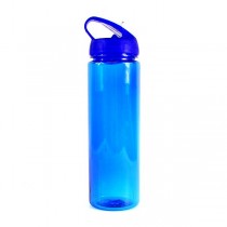 Wholesale Water Bottles - 18OZ BLUE Pop Top Water Bottles - 36 For $27.00