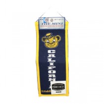 Cal Bears Banners - 6"x15" Wool Blend Embroidered Banners - 6 For $21.00