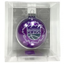 Sacramento Kings Ornaments - 3.25" Candy Cane Style - 6 For $21.00