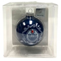 Edmonton Oilers Ornaments - 3.25" Candy Cane Style - 6 For $21.00