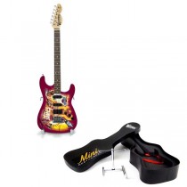 Cavs Lebron James Guitars - 10" Exact Replica - 1/4 Scale Mini Guitar - Case And Stand Included - 2 For $20.00