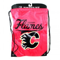 Calgary Flames Bags - Team Spirit Back Sacks - 12 For $48.00