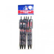 Cleveland Indians Pens - 5Pack Click Pens - 24 Packs For $18.00