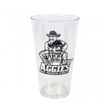 New Mexico State Aggies - Clear 16OZ Acrylic Tumblers - 24 For $24.00