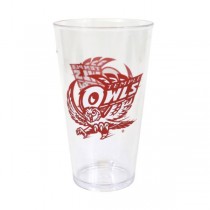 University Of Temple Owls Tumblers - 16OZ Clear Acrylic Tumblers - 24 For $24.00
