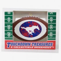 Southern Methodist University Mustangs Ornaments - Onfield Football Style - 6 For $21.00