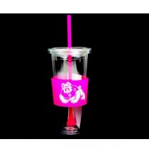 Fresno State Tumblers - 22OZ Pink Straw Tumblers - 2 For $10.00