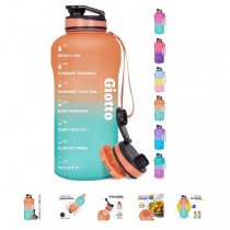 64OZ Motivational Water Bottles - Giotto Style - Colors Will Vary - Assorted Colors - 12 For $60.00
