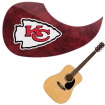 Kansas City Chiefs - Team Color Guitar Pick Guards - 24 For $24.00
