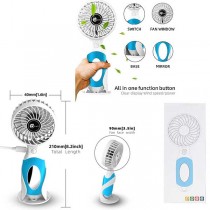 Desktop / Hand Fans - 4Speed - Color May Be Different - USB Charging - Converts From Desk To Hand - 6 For $33.00
