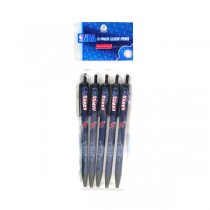Wholesale Pens - Atlanta Hawks 5Pack Click Pens - 24 Packs For $15.00