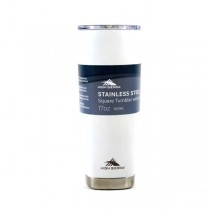 High Sierra - 20OZ White Stainless Steel Vacuum Sealed - Squared Tumblers - 4 For $20.00