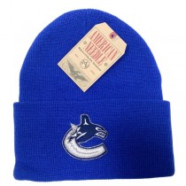Vancouver Canucks Knits - Classic Cuffed Knits - BLUE - 4 For $20.00