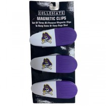East Carolina Pirates Clips - 3Pack Magnetic Heavyweight Clips - 6 Packs For $18.00