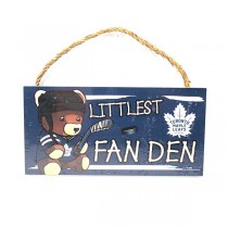 Toronto Maple Leafs Signs - 10"x5" Littlest Fan Den  Style Wood Signs - 6 for $21.00