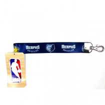 Memphis Grizzlies Keychains - Blue Wrister Style - 12 For $24.00